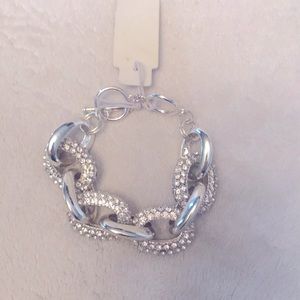 💎Rhinestone Encrusted Chain Link Bracelet